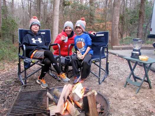 Around the Campfire - the Family Glampers