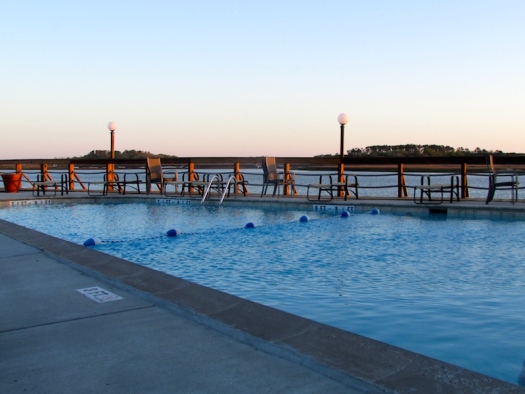 Hilton Head Harbor Pool - The Family Glampers